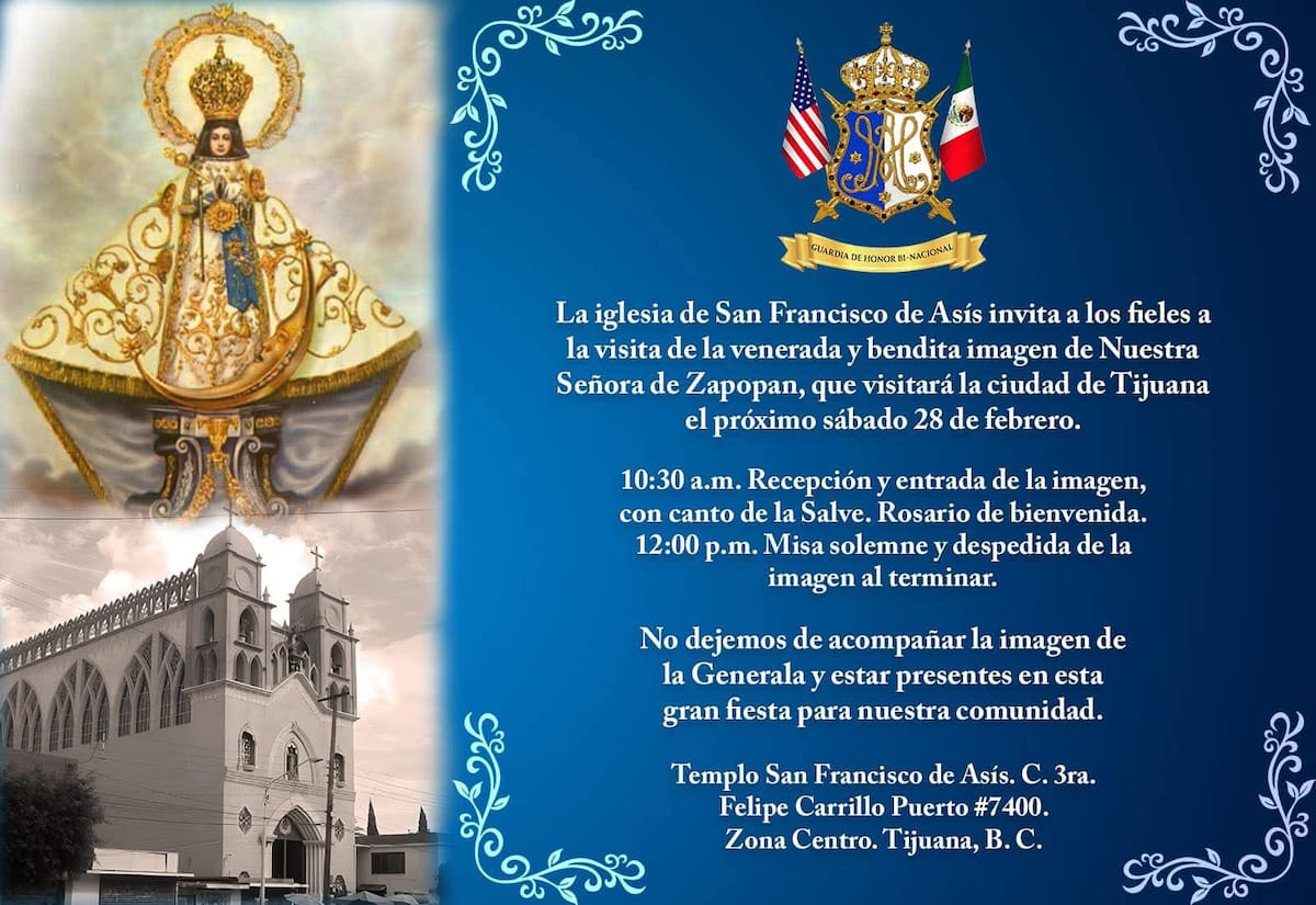 Su arribo se retrasó de Jalisco a Tijuana por los bloqueos en las carreteras tras el abatimiento de El Mencho el domingo pasado.