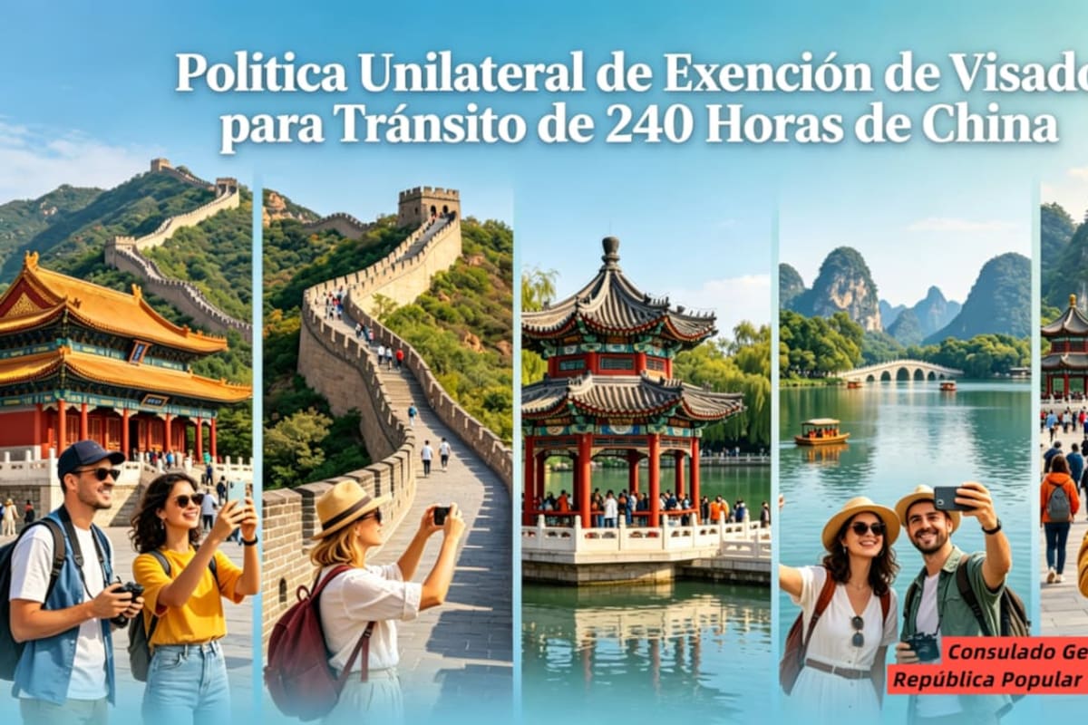 Política Unilateral de Exención de Visado para Tránsito de 240 Horas de China