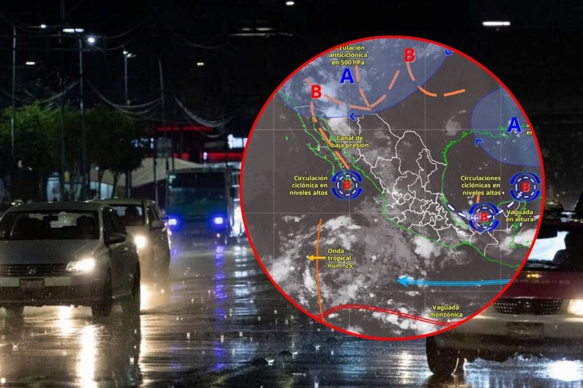 Monzón mexicano mantiene alerta por lluvias intensas, tormentas con granizo y calor de hasta 45 °C este martes 11 de agosto