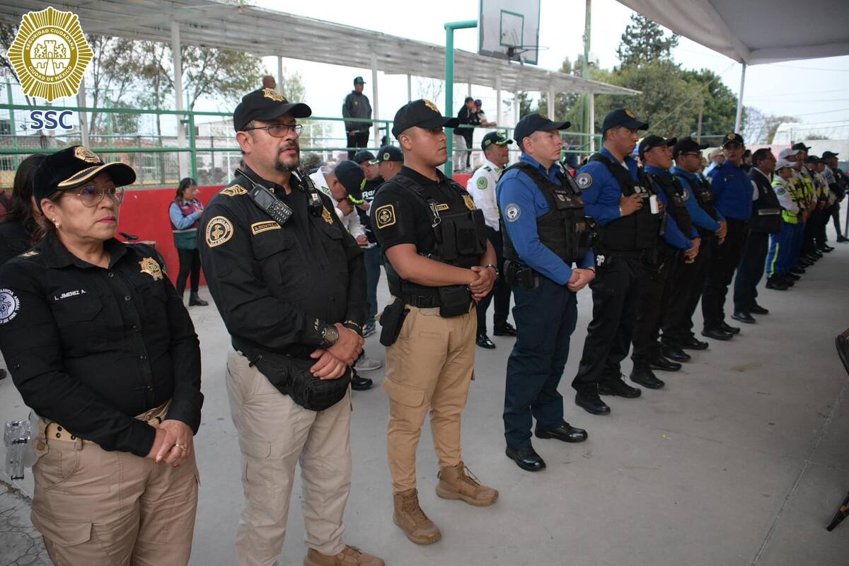 Policías de la ciudad de México. / SSC.