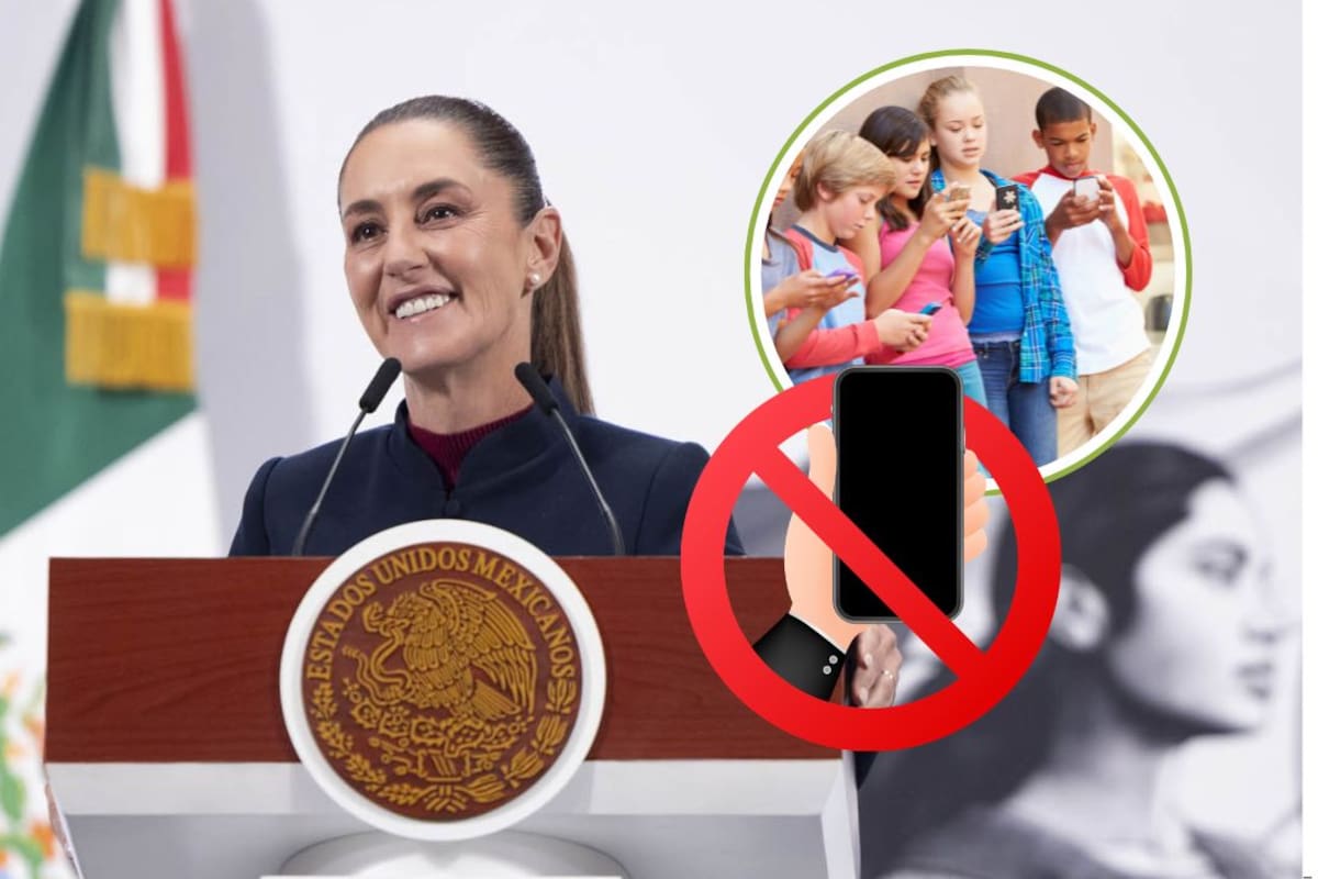 Mientras Francia respalda prohibir redes sociales a menores de 15 años desde septiembre, Claudia Sheinbaum plantea en México una regulación consensuada sobre celulares y plataformas digitales con participación de familias y estudiantes