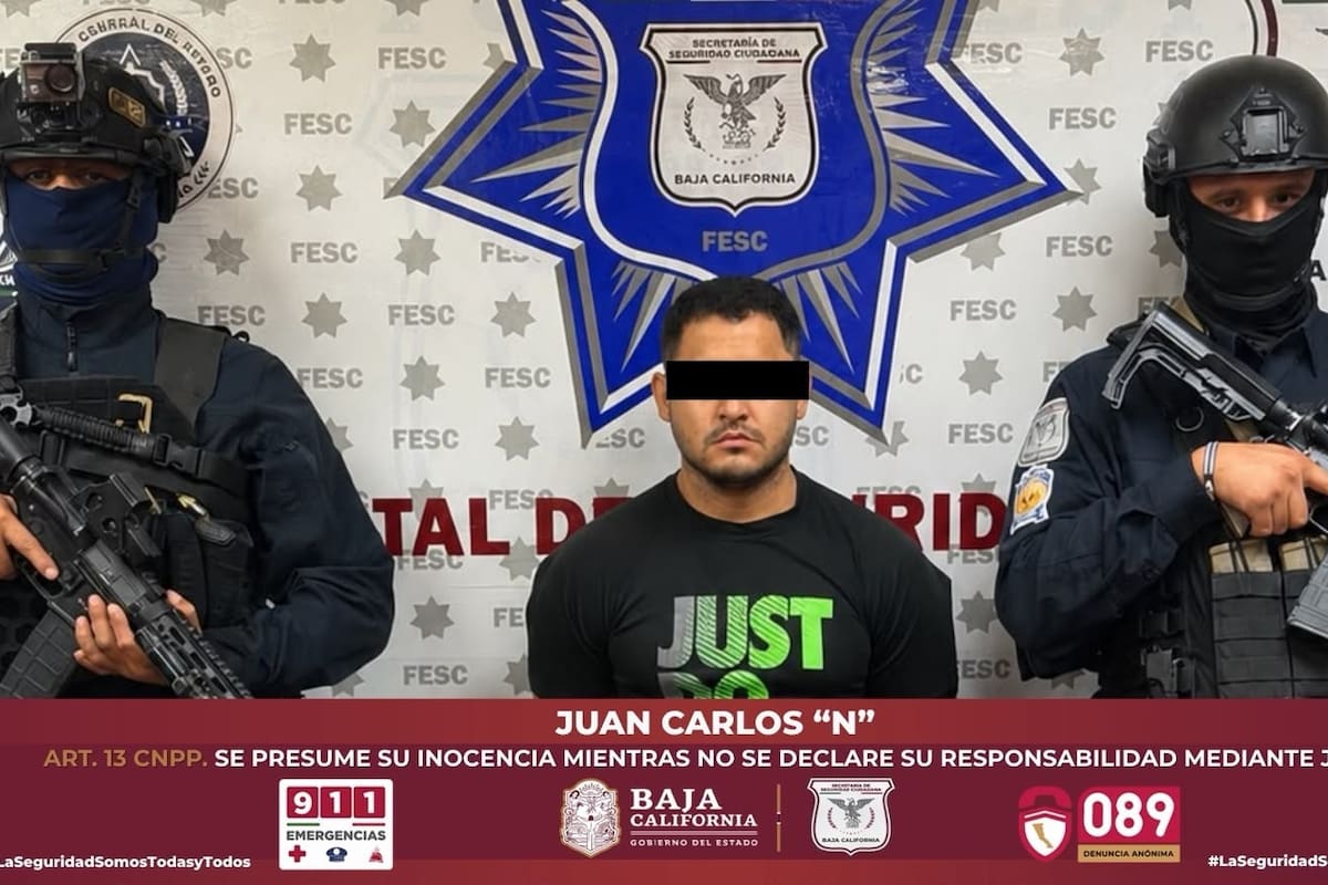 Repartidor de plataforma es detenido con casi 200 gramos de mariguana