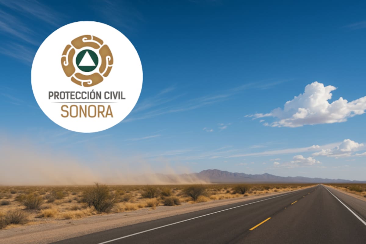 Sonora amanece con cielos despejados, vientos fuertes y temperaturas extremas: Protección Civil alerta por frente frío en camino