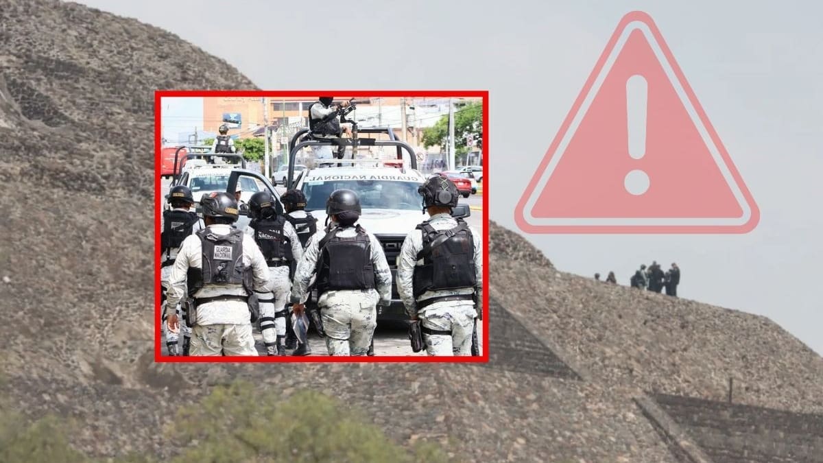 Atentado en Pirámides de Teotihuacán desata alerta mundial mientras testigos aseguraron que la Guardia Nacional tardó 15 minutos en llegar al lugar pese a múltiples reportes telefónicos