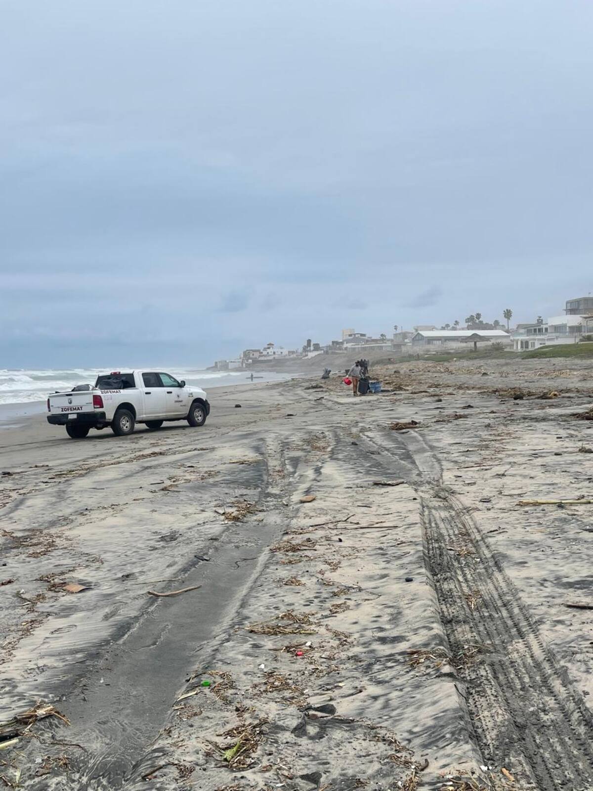 También recogieron 300 llantas tras las recientes lluvias en el municipio. Foto: Cortesía