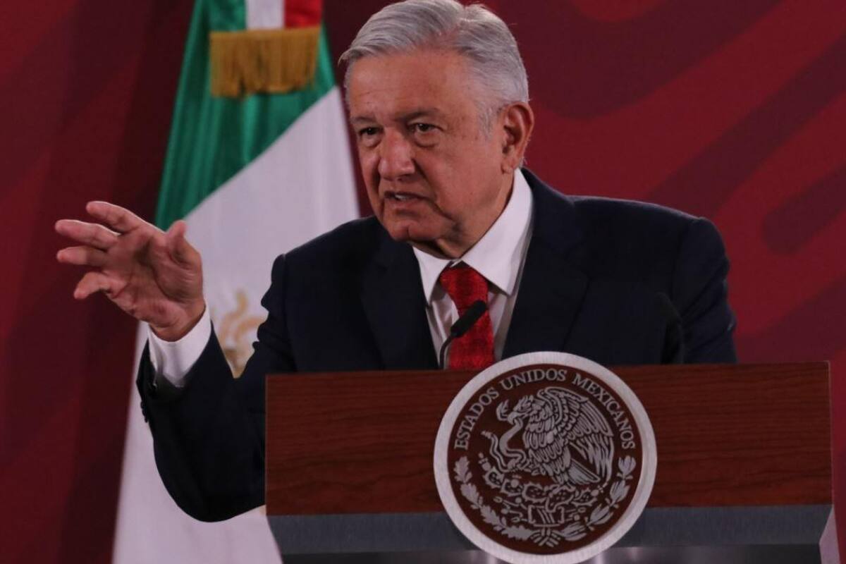 Conferencia de AMLO desde Palacio Nacional