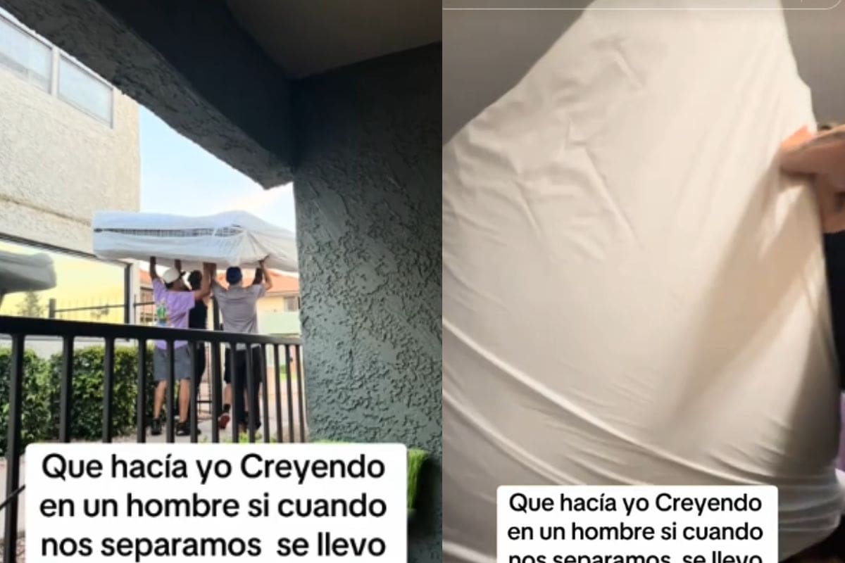 “¿Qué hacía yo creyendo?”: Mujer muestra cómo su ex pareja se llevó la cama cuando se separaron