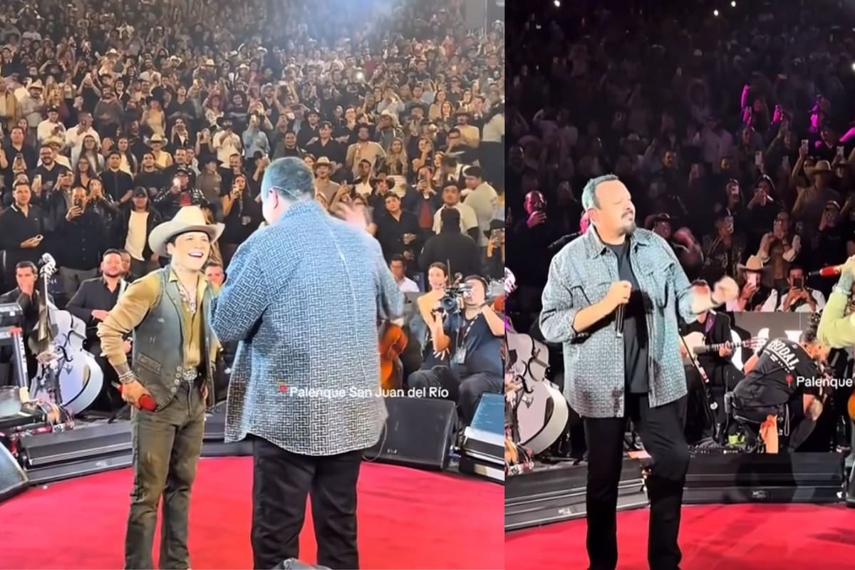 Christian Nodal invita a Pepe Aguilar a cantar con él en el palenque de Queretaro