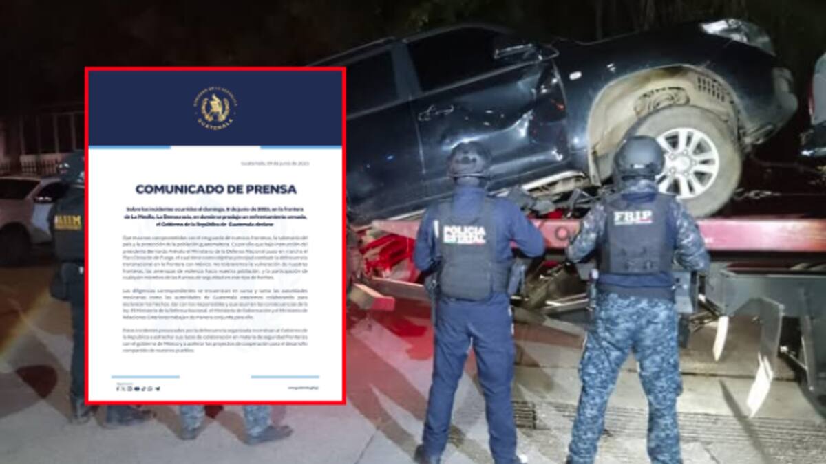 Guatemala protesta ante México por incursión armada en su territorio fronterizo