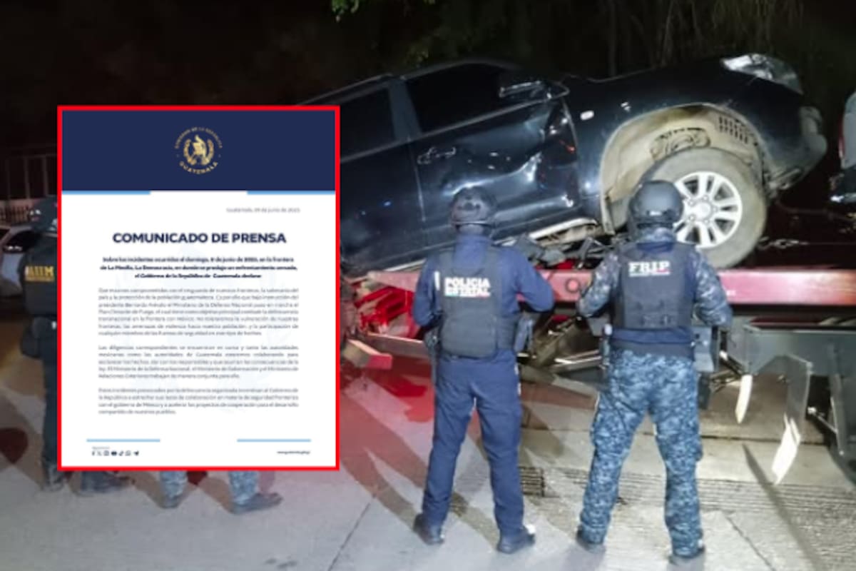 Guatemala protesta ante México por incursión armada en su territorio fronterizo