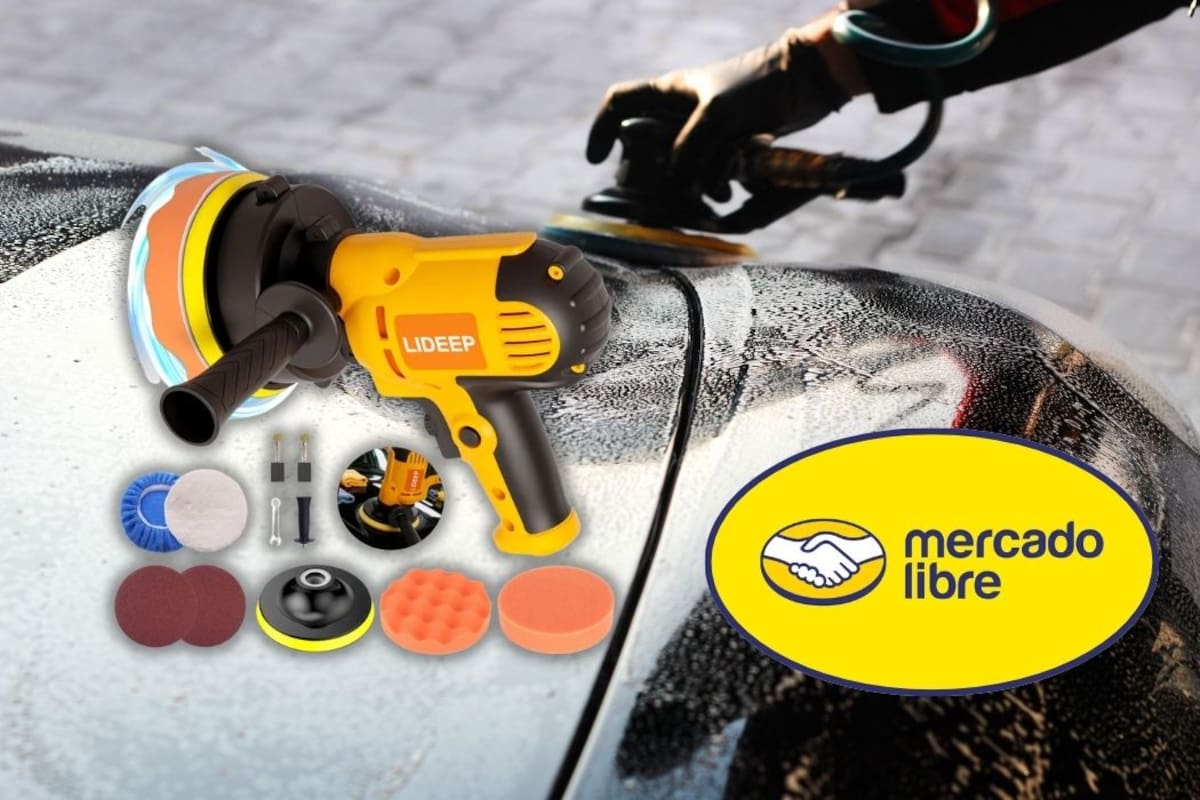 La pulidora eléctrica de 700W número uno en ventas en Mercado Libre baja su precio a 268.30 pesos con opción a envío gratis