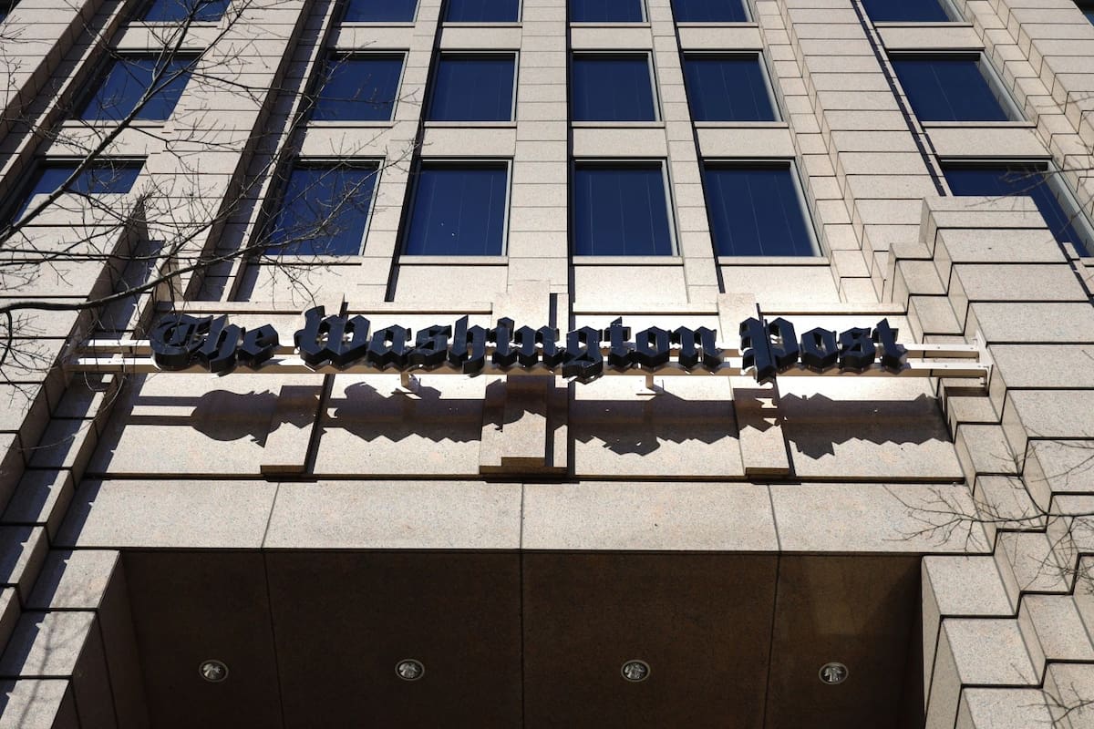 El edificio One Franklin Square, sede de The Washington Post, en el centro de Washington, el viernes 8 de febrero de 2019. | Crédito: AP/Pablo Martinez Monsivais