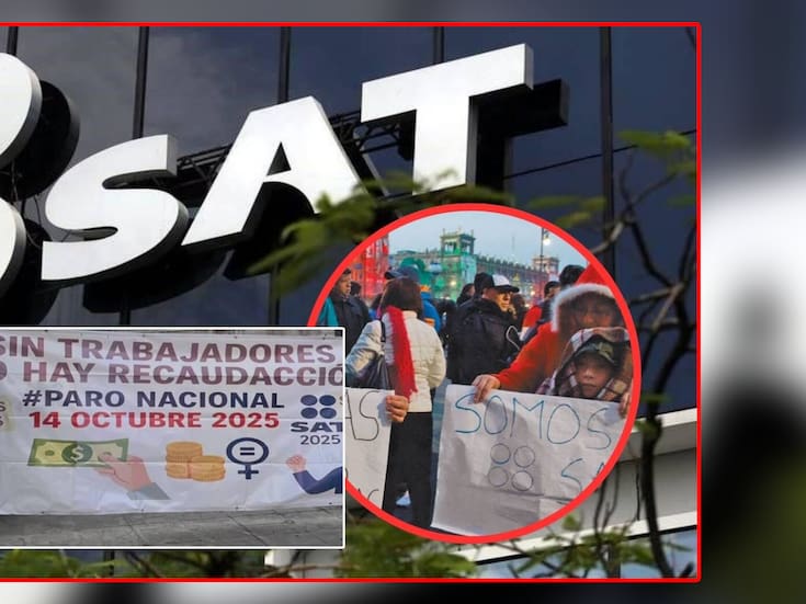 Trabajadores del SAT estallan en protesta por austeridad tras perder estas prestaciones; conoce el contexto de la huelga