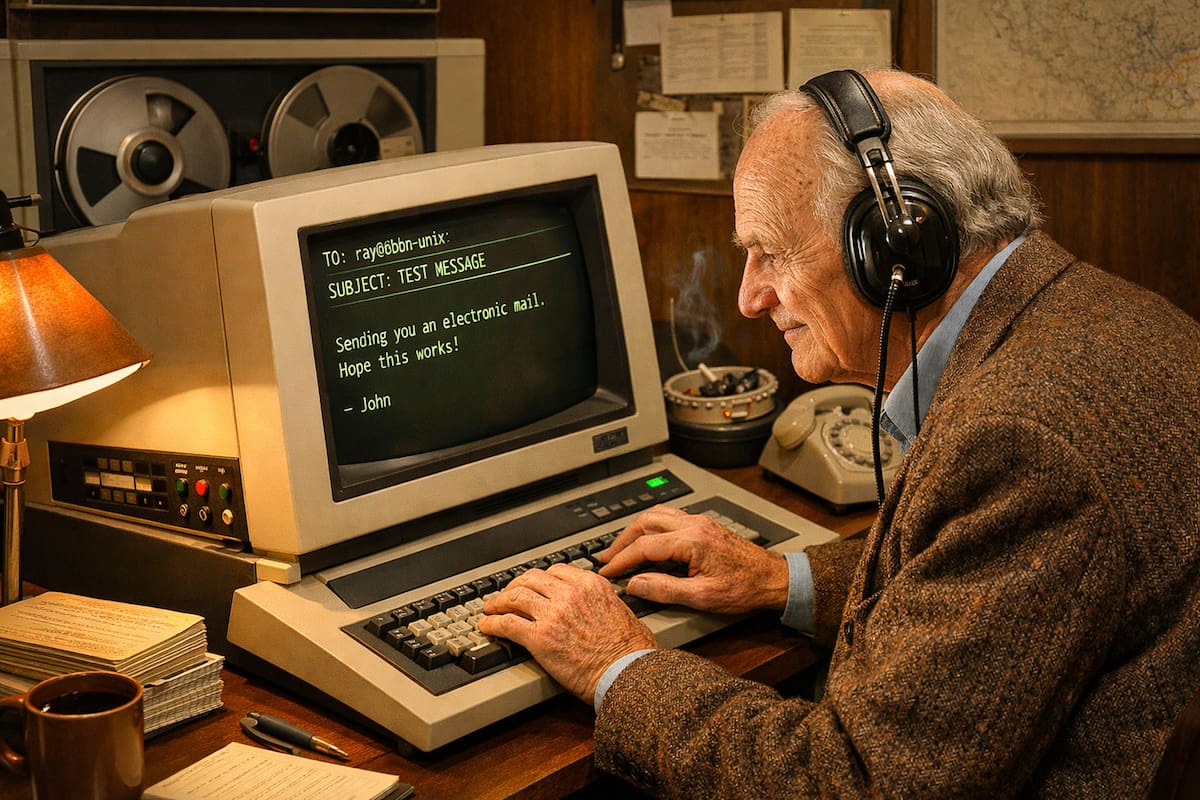 ¿Sabías que el primer correo electrónico se envió en 1971?