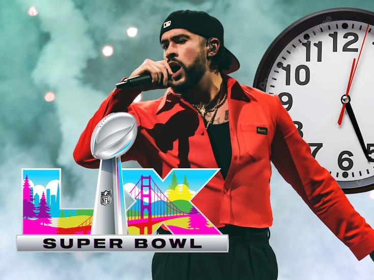 ¿A qué hora empieza el show de medio tiempo de Bad Bunny en el Super Bowl LX?
