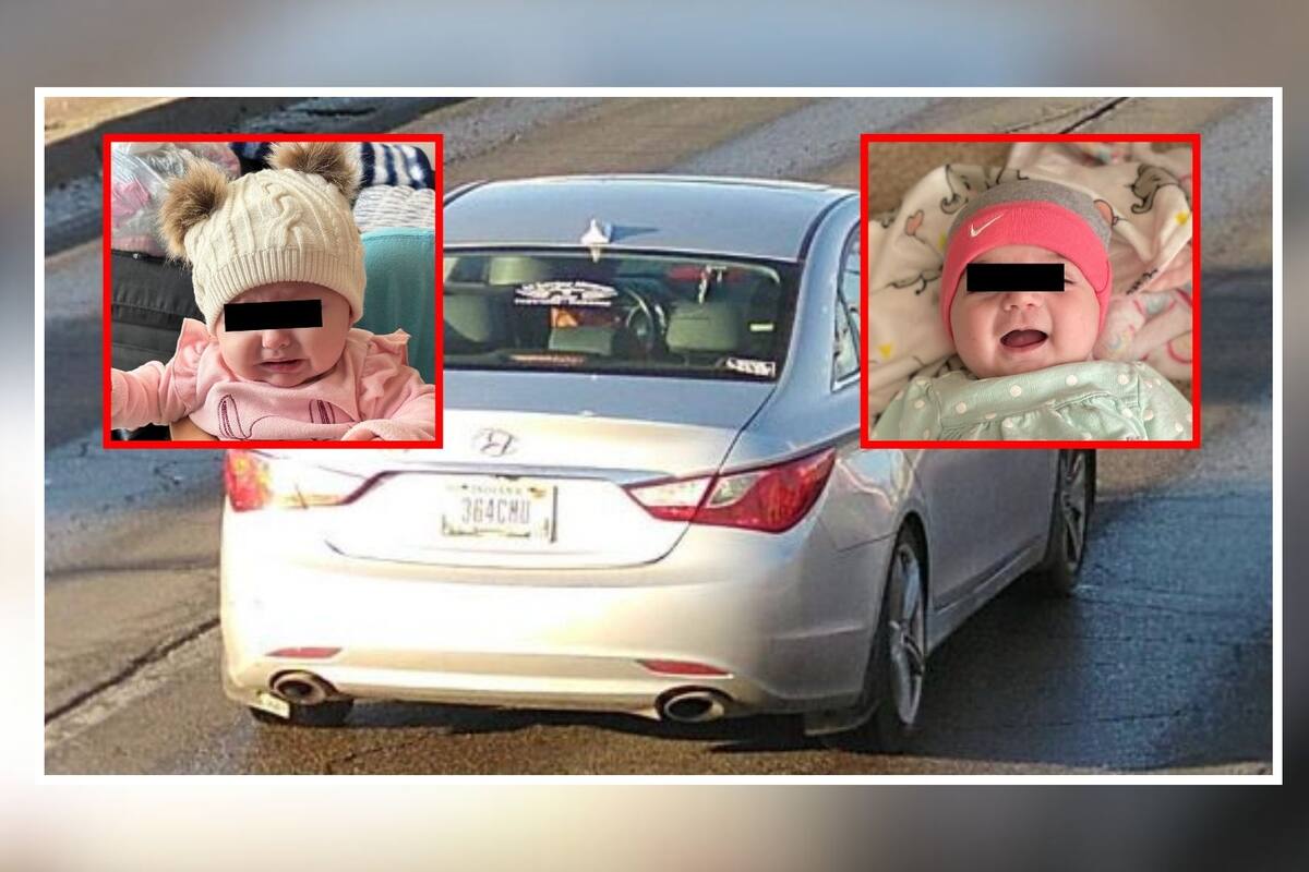 Hombre encuentra a dos bebés abandonadas mientras recogía un paquete