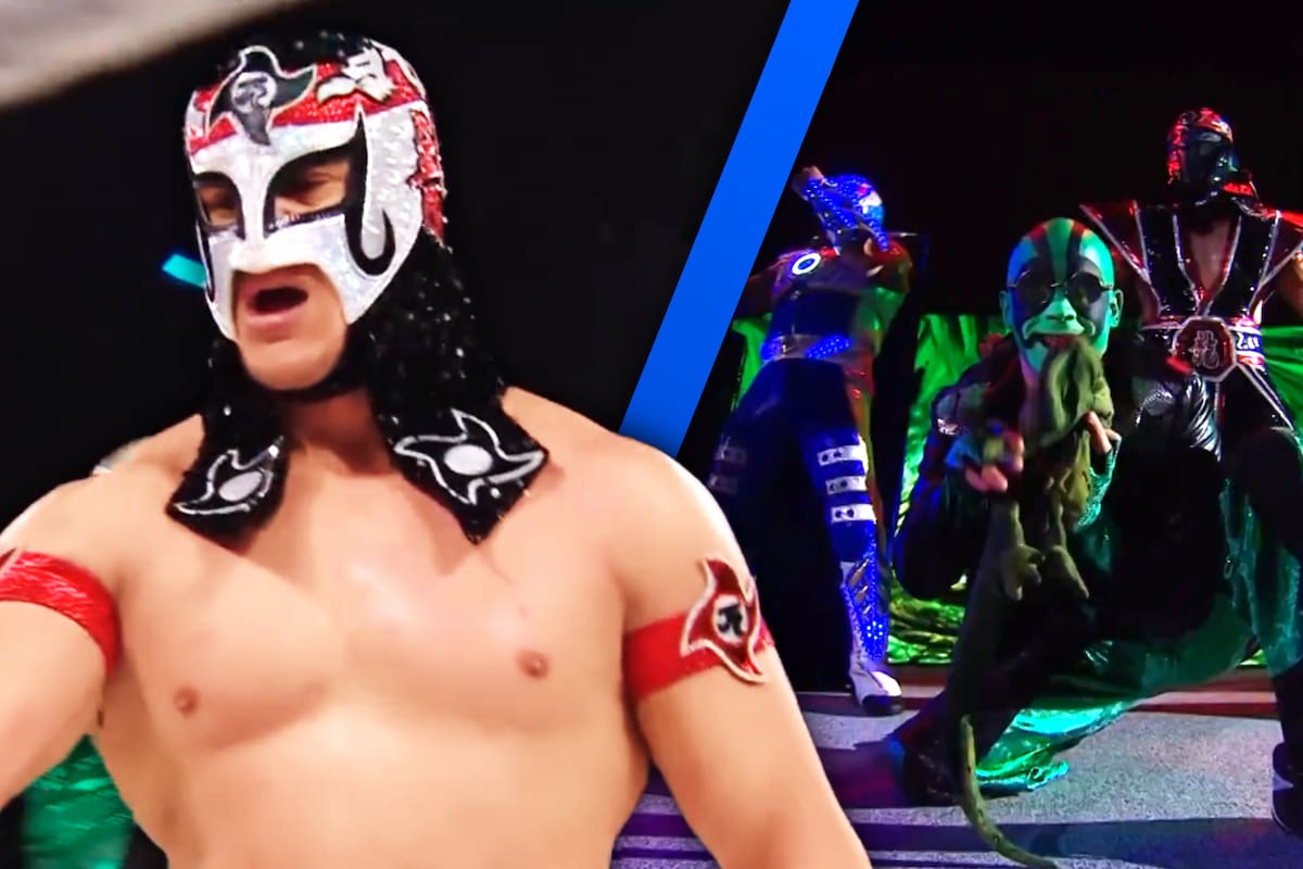 WWE VS AAA: Mr. Iguana, Octagón Jr. y Aerostar vencen en su combate de Worlds Collide