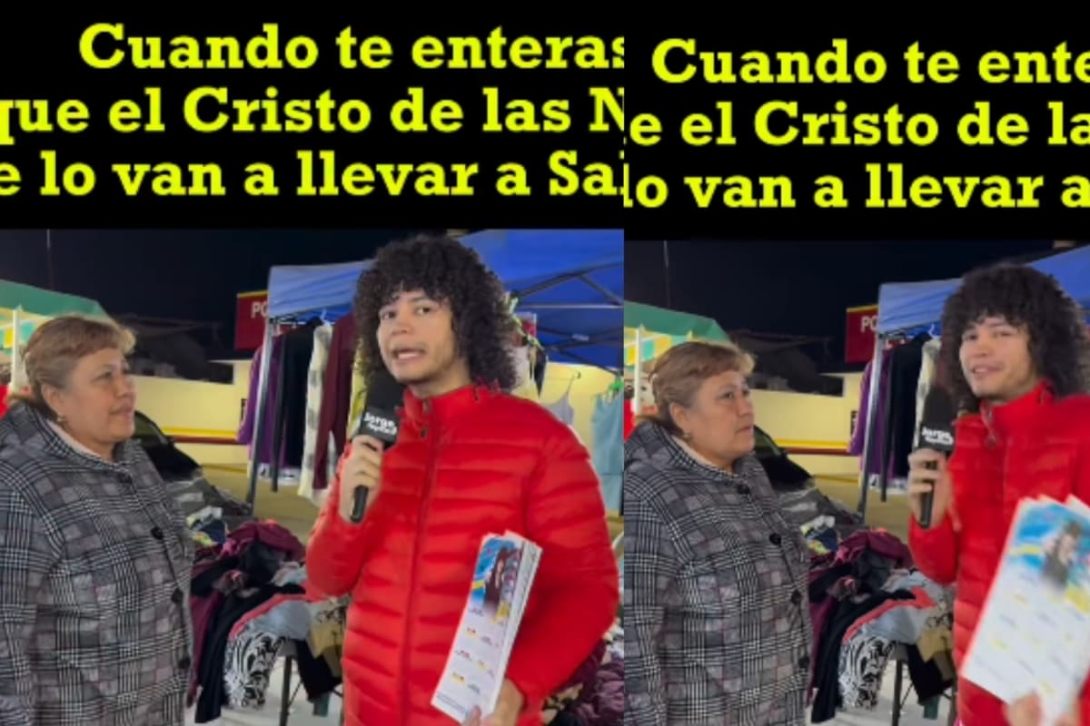 “¿Cómo se van a llevar el cerro, señora?”: mujer confunde el traslado del Cristo de las Noas a Saltillo y cree que se lo llevarían con todo y cerro, lo que desata revuelo en redes
