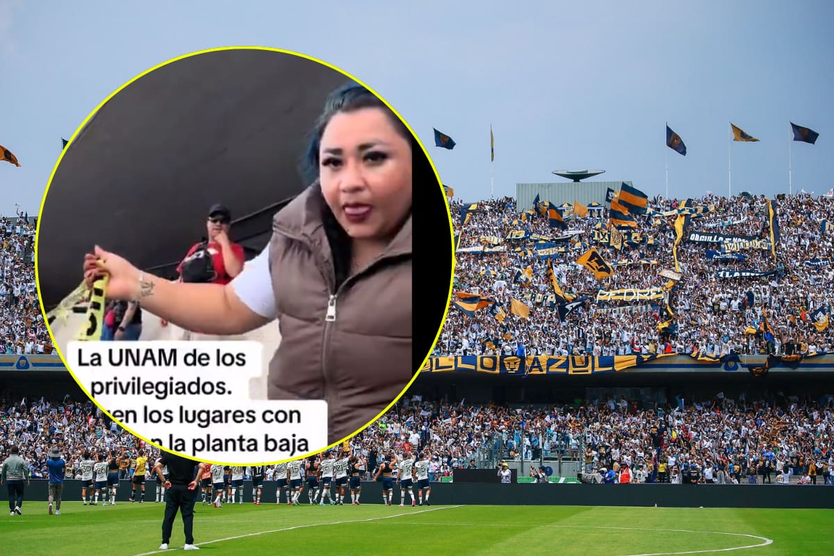 VIDEO: Aficionados de Pumas son acusados de “clasistas” por restringir zonas en las gradas