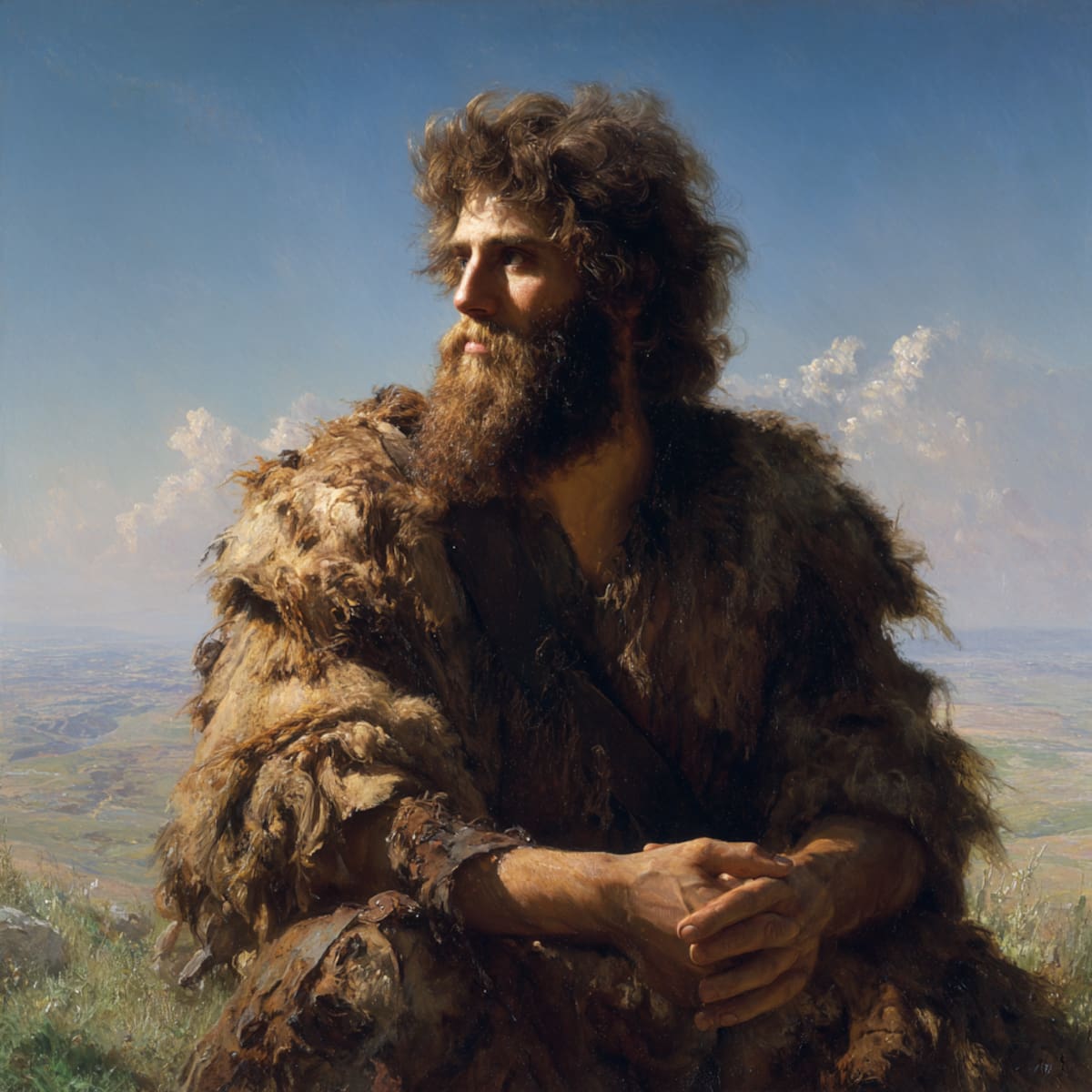 Imagen hecha con IA Midjourney / Juan el Bautista
