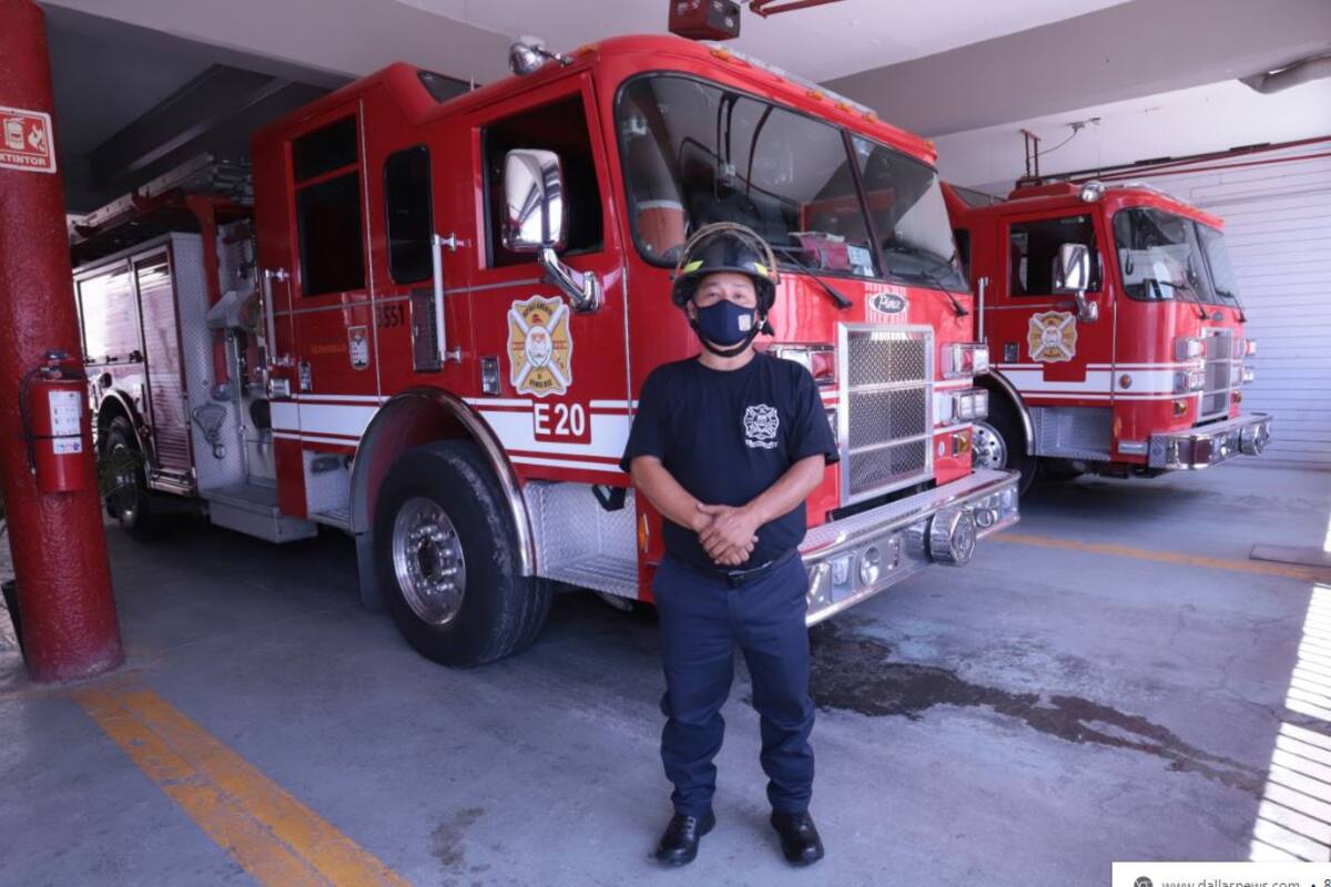Vendía empanadas a los bomberos y ahora es uno de ellos