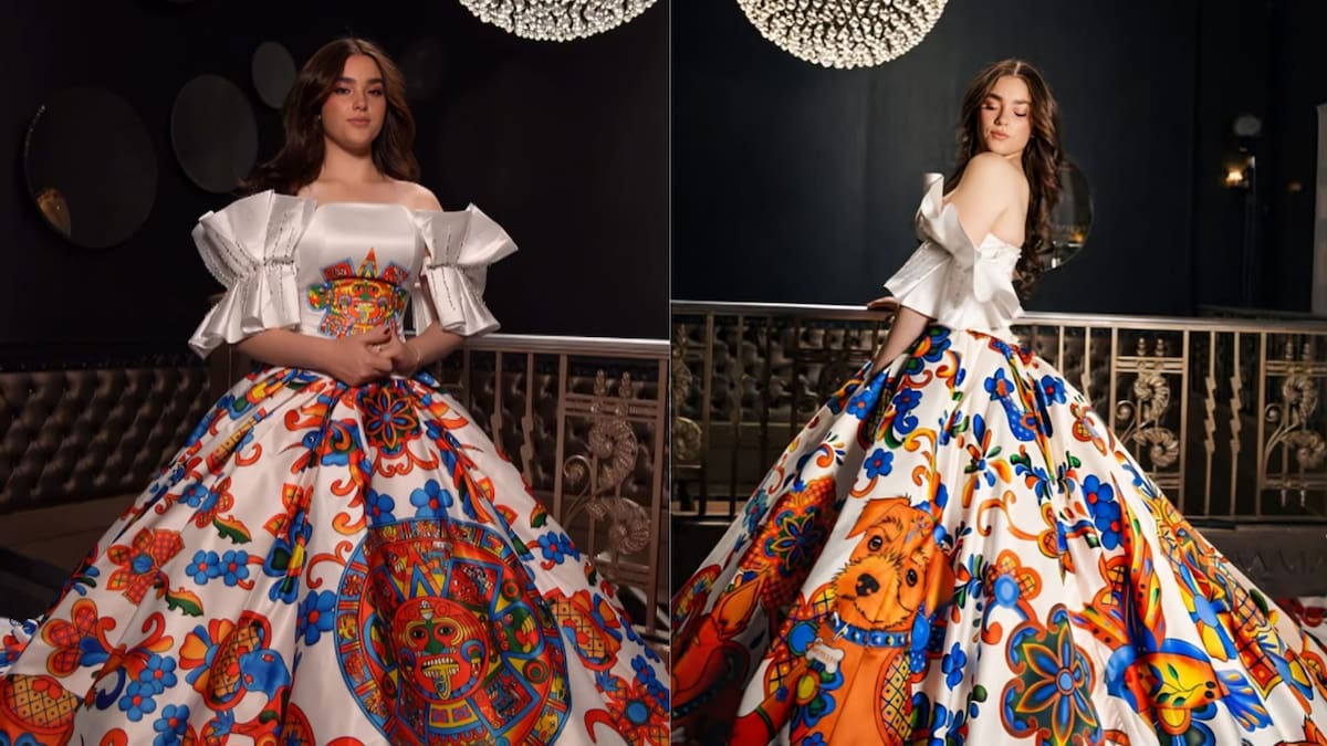 Emily Álvarez brilla en New York Fashion Week: la hija del “Canelo” cierra pasarela con diseño lleno de simbolismo mexicano