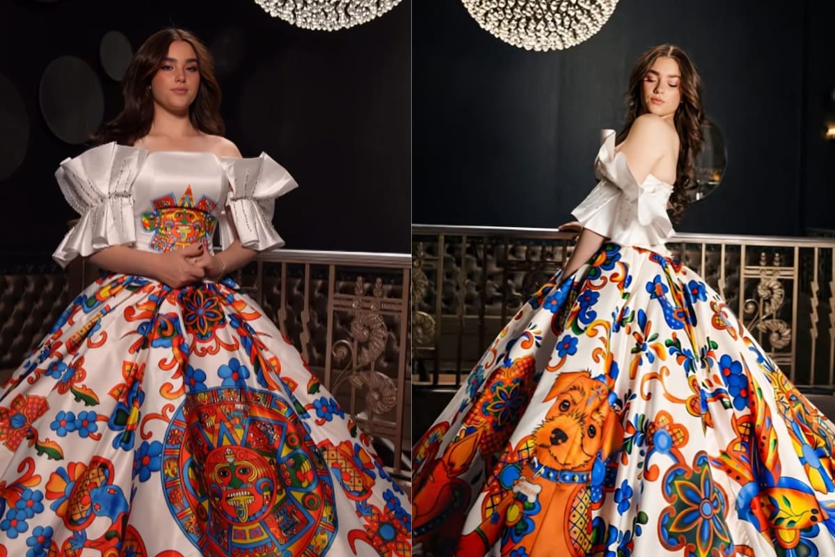Emily Álvarez brilla en New York Fashion Week: la hija del “Canelo” cierra pasarela con diseño lleno de simbolismo mexicano