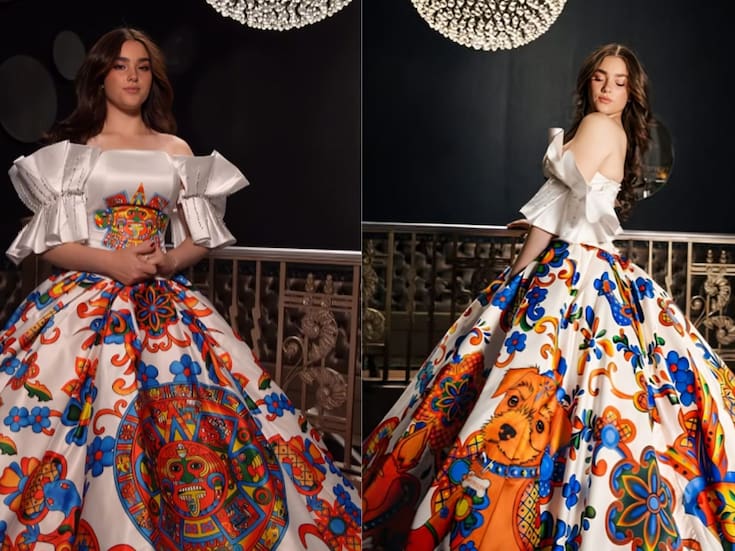 Emily Álvarez brilla en New York Fashion Week: la hija del “Canelo” cierra pasarela con diseño lleno de simbolismo mexicano