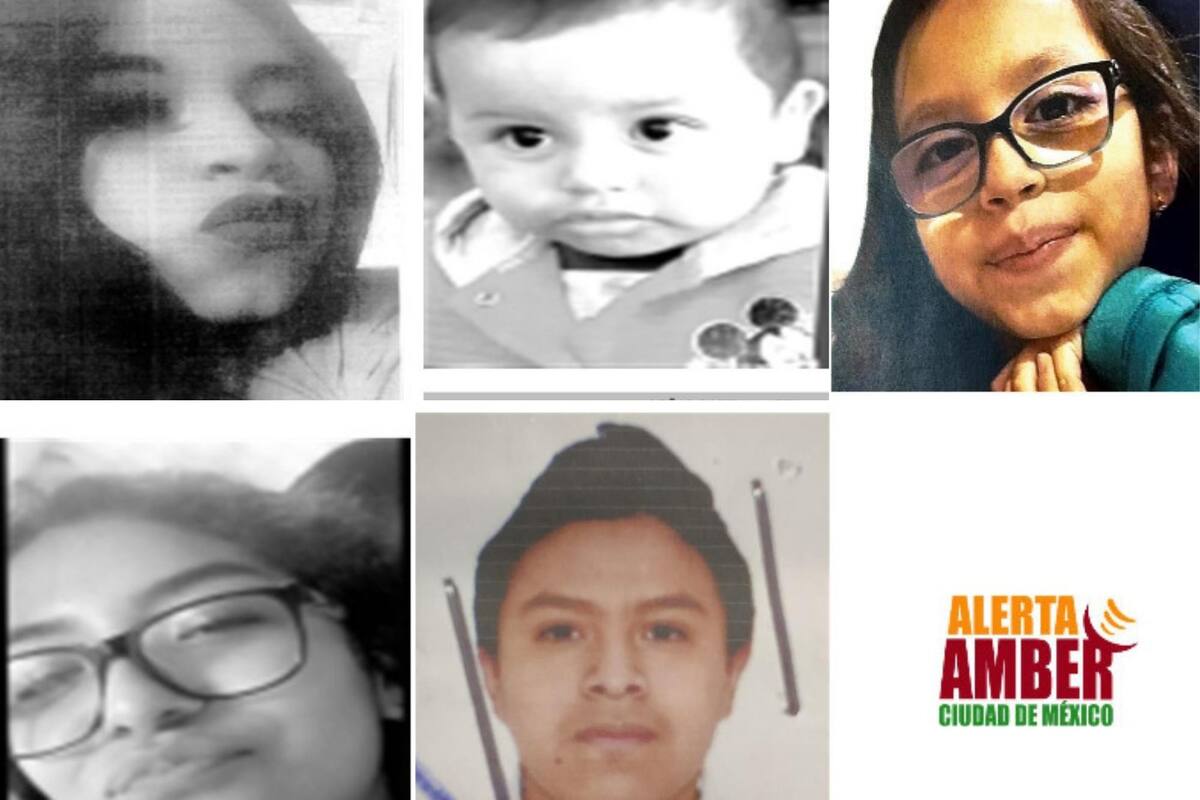 Alerta Amber CDMX: Buscan a cinco menores reportados como desaparecidos
