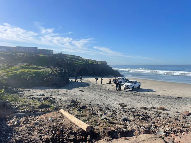 Aparece cuerpo en el mar de Rosarito; podría tratarse de Obed Rivera