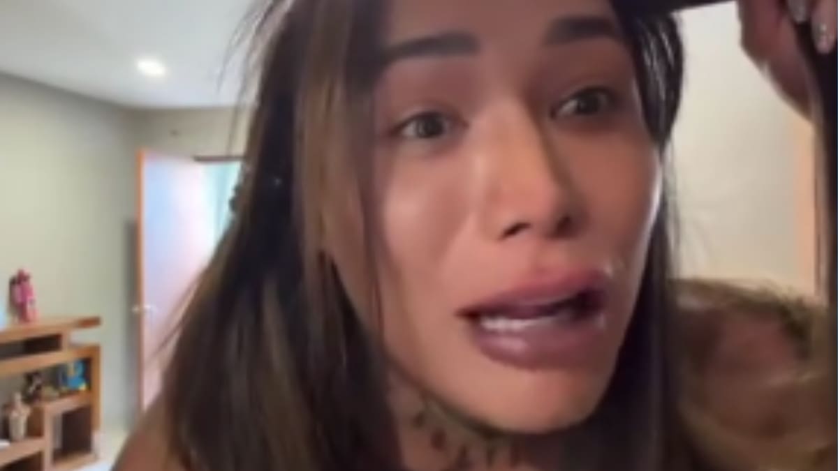 Karina Torres vive momento de acoso cuando un hombre sube al techo de su casa para pedirle una foto