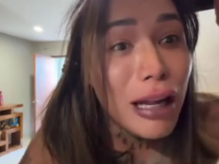 Karina Torres vive momento de acoso cuando un hombre sube al techo de su casa para pedirle una foto