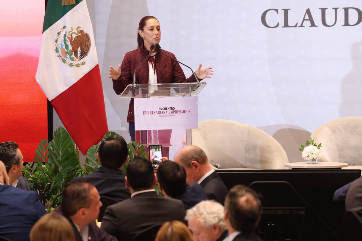 Claudia Sheinbaum se reúne con empresarios de Tijuana