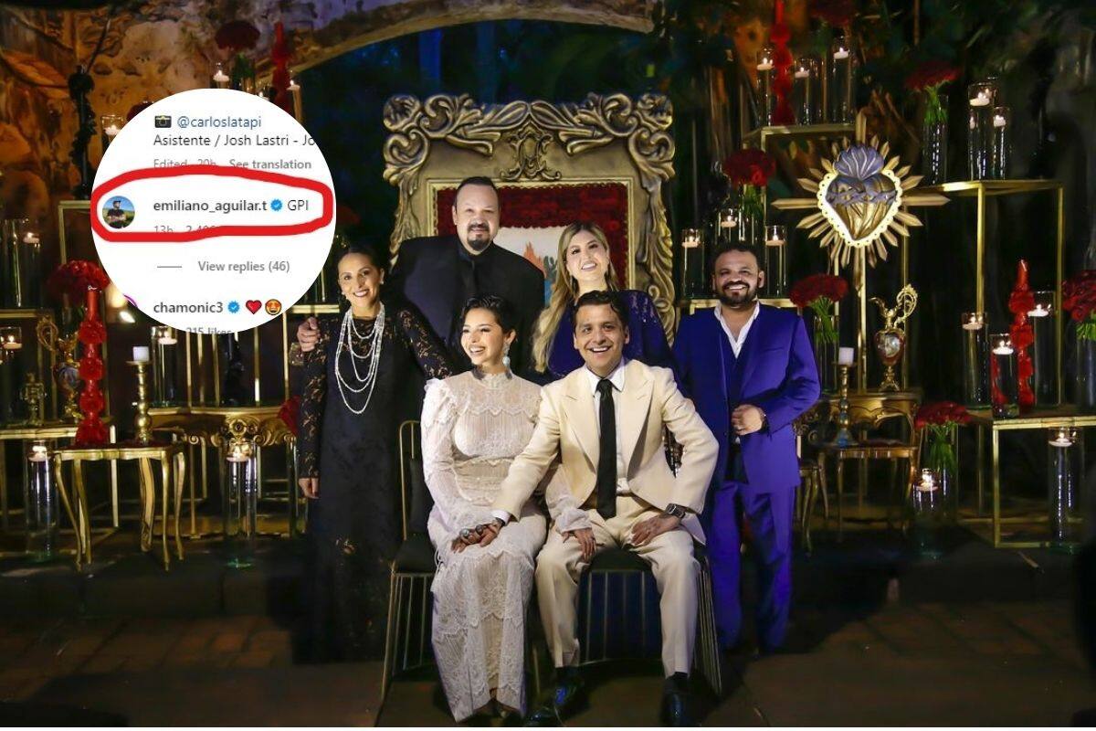 Emiliano Aguilar no estuvo invitado a la boda de Ángela y lo revela en redes