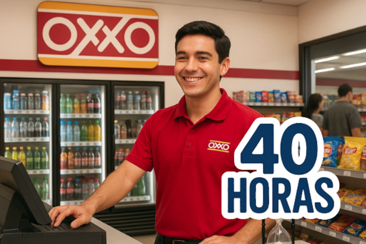 OXXO experimenta con sus empleados: Prueba jornadas de 40 horas mientras prepara recorte masivo de horarios para 2030