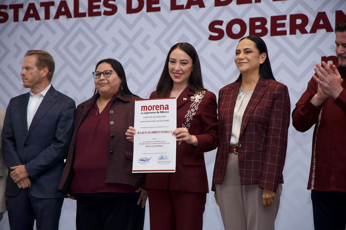 Llama Julieta Ramírez a la unidad en Morena y a mantener la organización frente a la guerra sucia tras ser nombrada por Morena coordinadora en BC