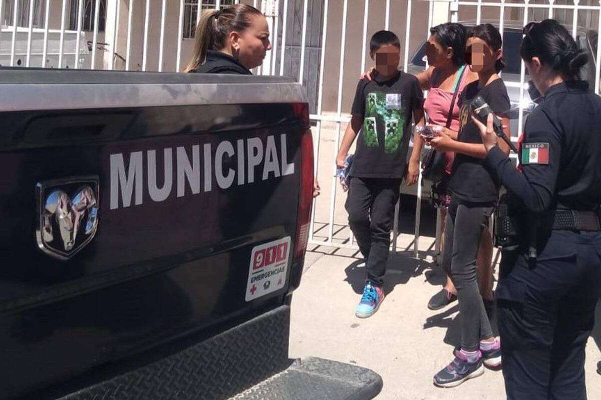 Policía de Tijuana rescata a dos menores víctimas de maltrato familiar