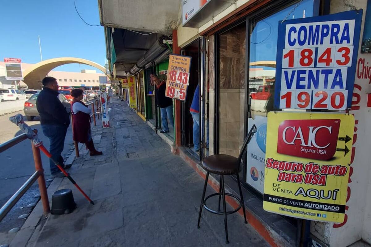 Dólar se cotiza en 19.15 en casas de cambio de Nogales