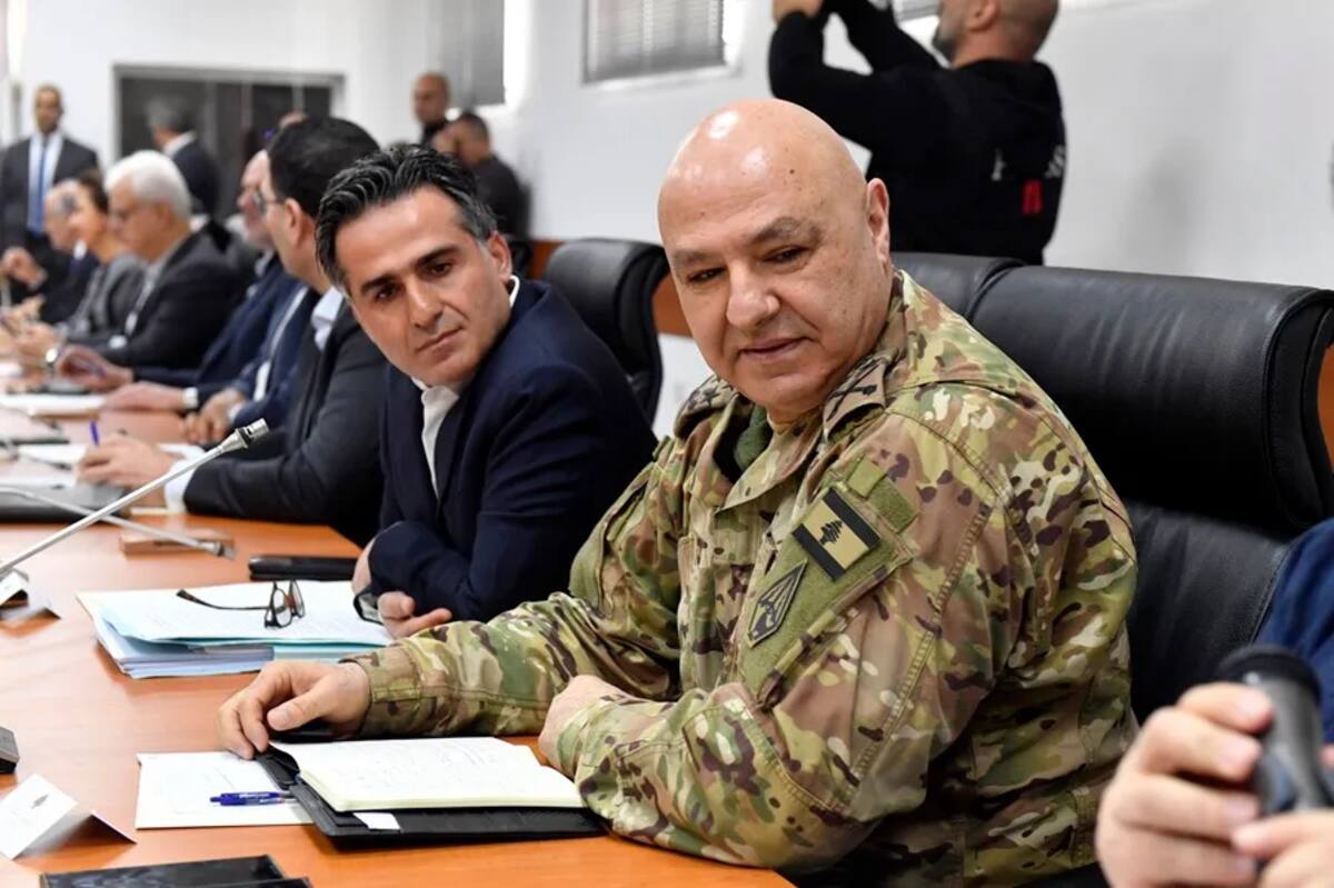 El jefe del ejercito libanes antes de ser nombrado presidente. / EFE.