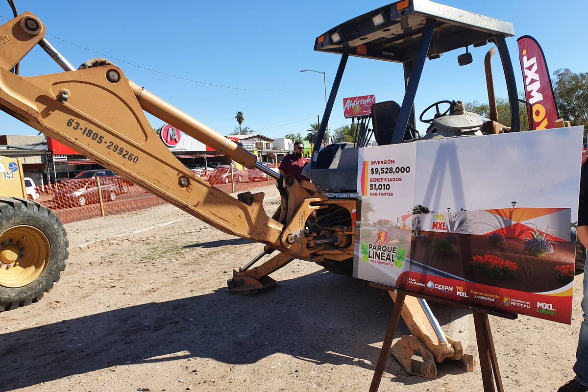 Arranca construcción de parque lineal en la Independencia