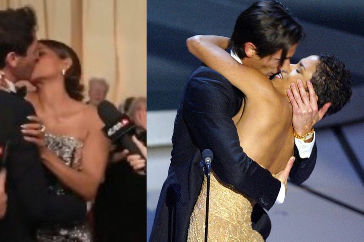 Halle Berry y Adrien repiten icónico beso en los Premios Oscar 22 años después