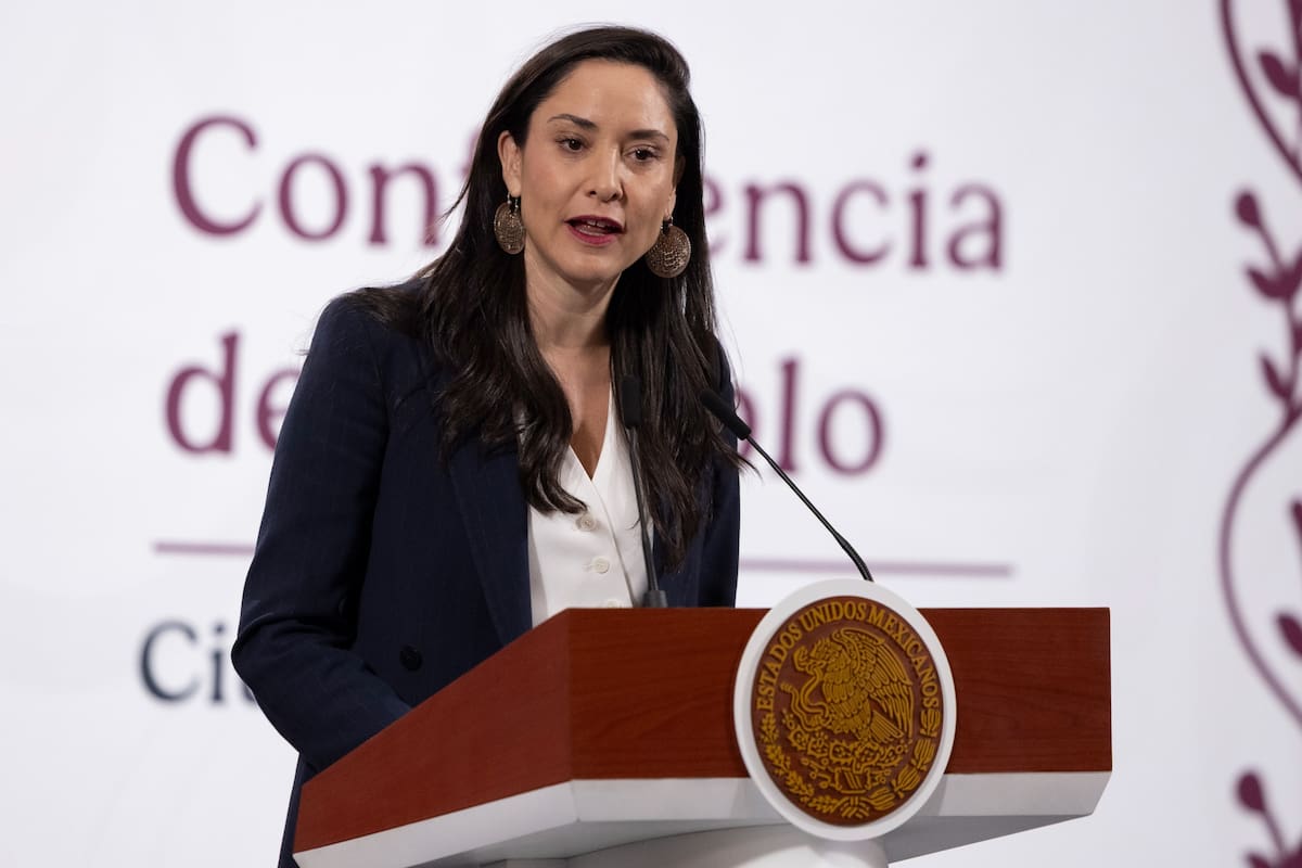 La secretaria de Cultura, Claudia Curiel de Icaza, detalló que “al día de hoy hay un registro de 5 mil 821 participantes. Crédito: Presidencia