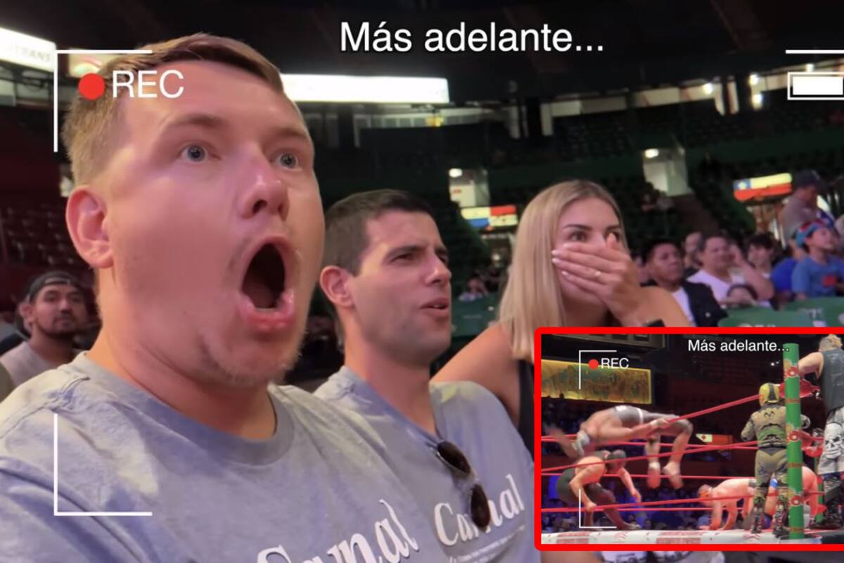 Rusos van a la lucha libre por primera vez en México y quedan impactados