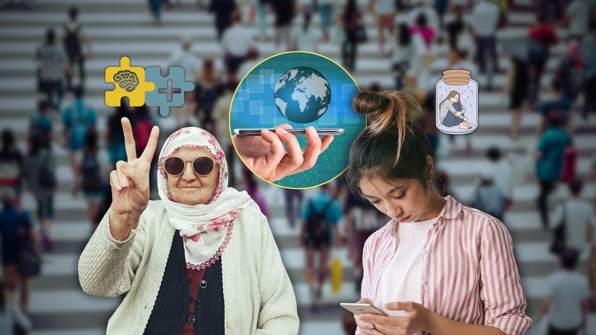 Las personas que crecieron entre 1960 y 1970 desarrollaron estas fuertes habilidades mentales que los jóvenes de hoy en día no tienen por el uso excesivo de pantallas, según la psicología