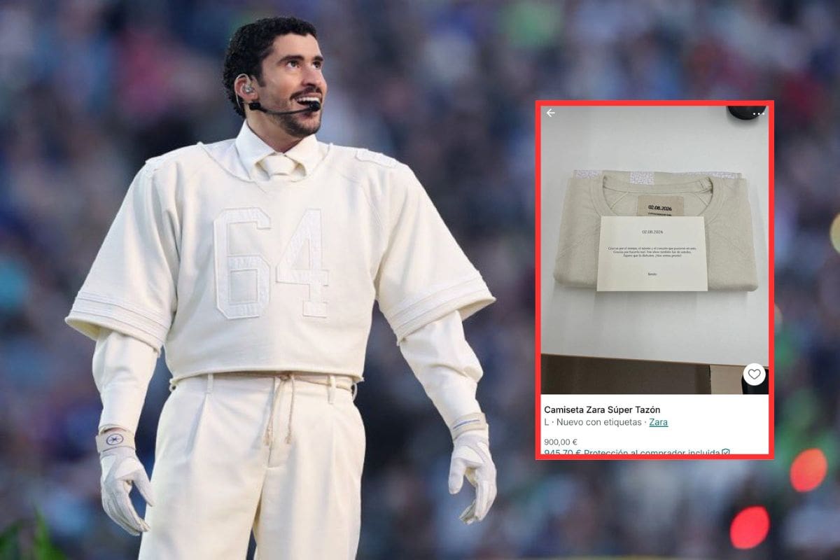 La camiseta exclusiva que Bad Bunny regaló en su presentación del Super Bowl 2026 alcanza precios millonarios en reventa