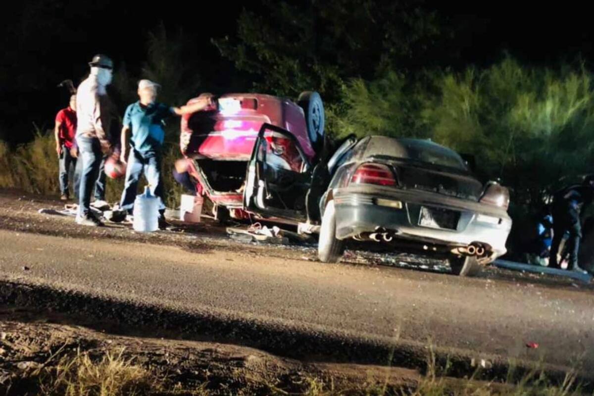 Accidente en carretera Navojoa-Bacobampo deja dos personas sin vida