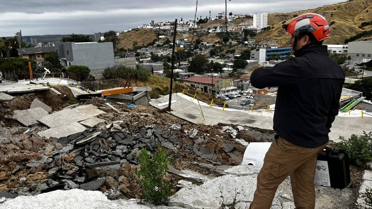 Protección Civil sigue vigilando las zonas de riesgo de derrumbe.
