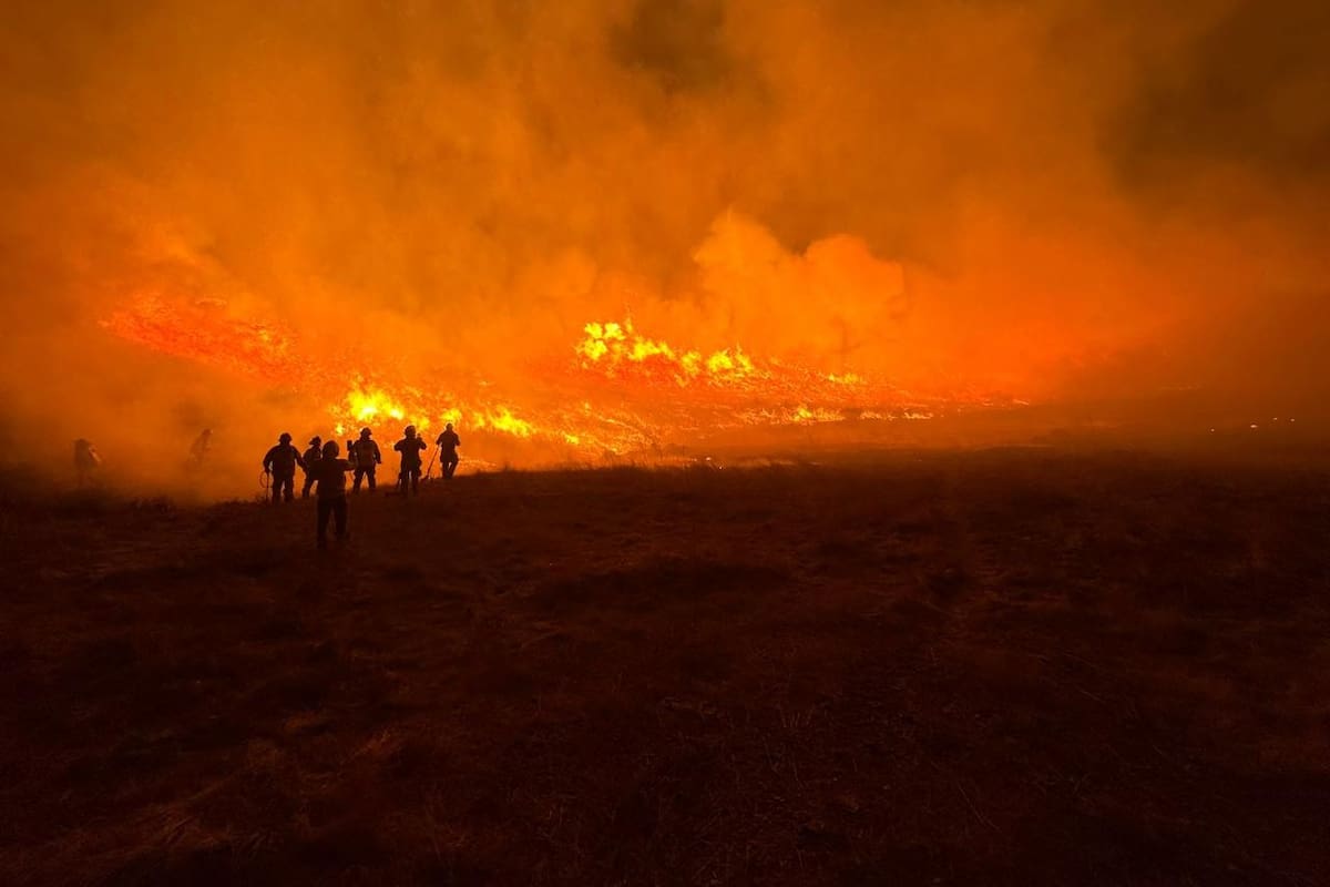 Incendio forestal consume 150 hectáreas en zona del Descanso en Rosarito