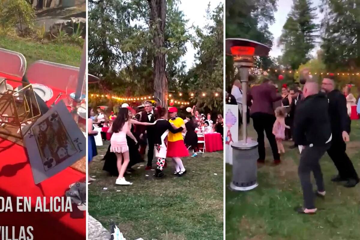 VIRAL: Pareja se casa con temática de “Alicia en el País de las Maravillas” y piden a invitados ir disfrazados