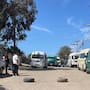 Bloqueo de taxistas en Rosarito continuará este miércoles; no hubo acuerdos con IMOS